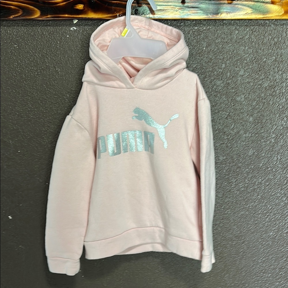 PUMA Kids Pink Hoodie